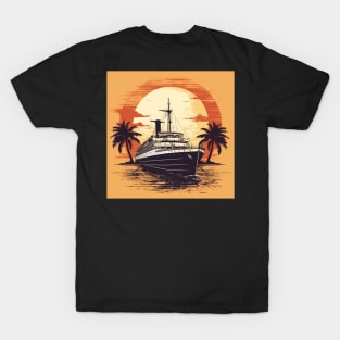 Sail into Adventure: Explore the World on a Cruise Ship T-Shirt